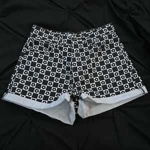 PacSun high rise rolled shorts